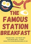 The Famous Station Breakfast From 9am-12pm