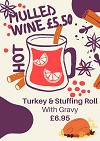 Mulled Wine & Turkey Rolls 😋
